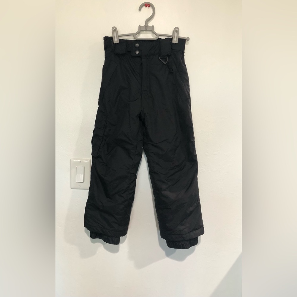 Kids ski pants, sport essentials, black, size 6